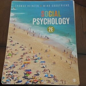 Sage Social Psychology 2E Book